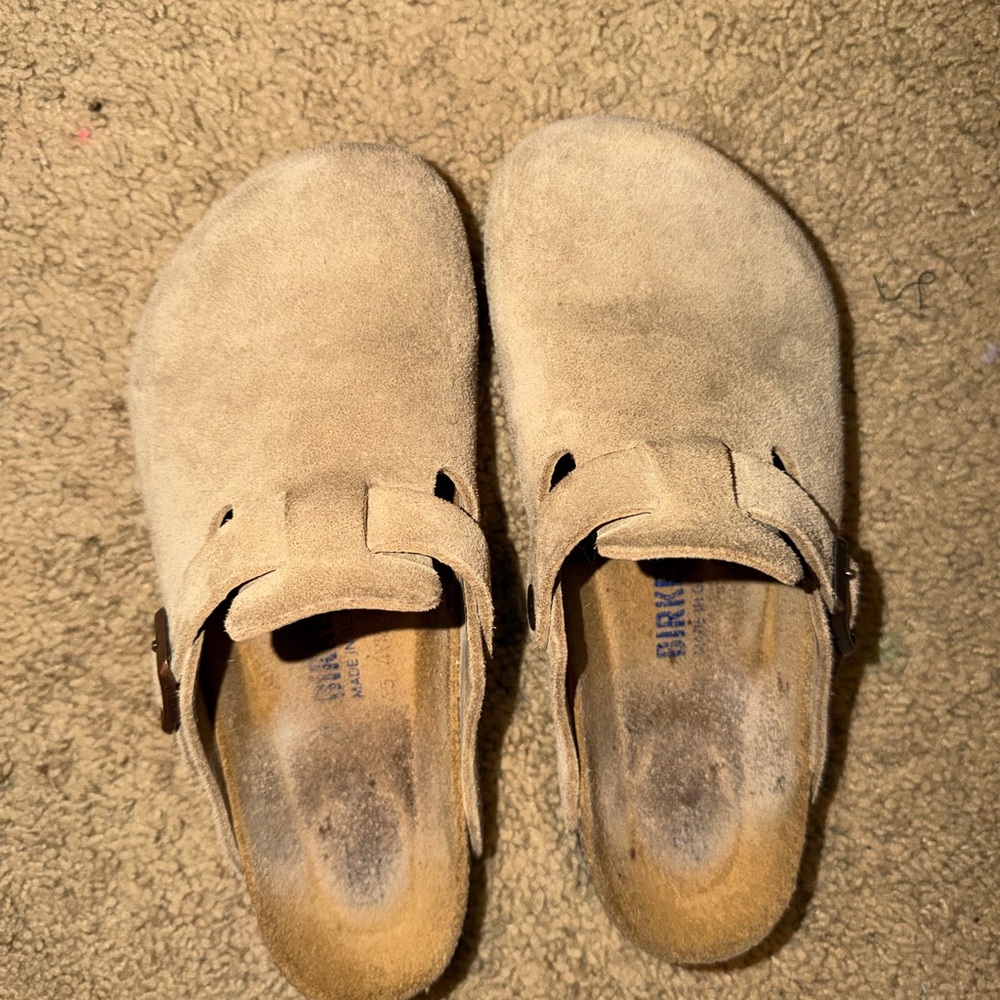 Birkenstock Classic Suede Clog Slip-Ons
